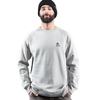 JONES SIERRA ORGANIC CREW PULLOVER SMOKE GRAY M