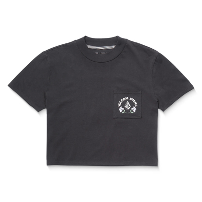 VOLCOM POCKET DIAL TEE VINTAGE BLACK XS