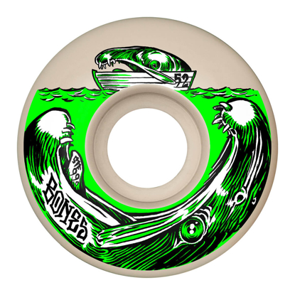 BONES SALMON DINNER 52MM V3 SLIMS STF 103A WHITE 52MM