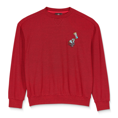 VOLCOM FA JJ VILLARD CREW LIFEGUARD RED M